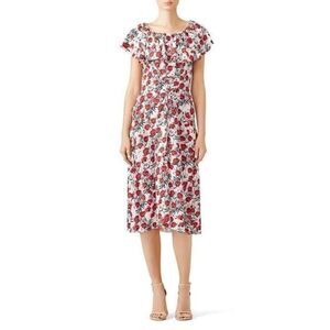 DELFI COLLECTIVE White Floral Lake Dress SR